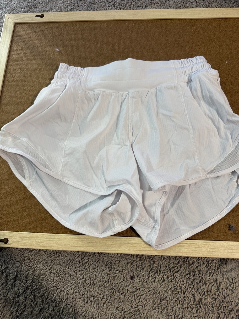 lululemon athletica White Layered Athletic Shorts